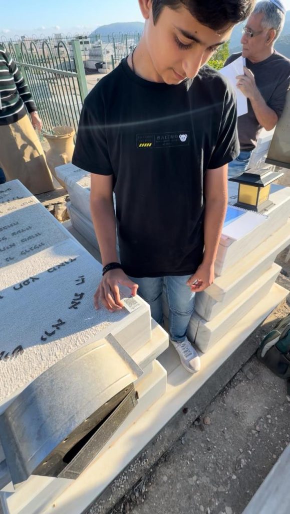 שימוש בדף הנצחה דיגיטלי באתר הזיכרון