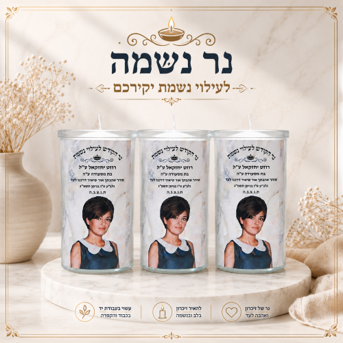 מארז-3-נרות-נשמה-2 נר נשמה 72 שעות חצי שבועי במיתוג אישי לזיכרון ולהנצחה מכובדת, לשימוש רב פעמי